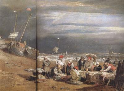 Joseph Mallord William Turner Fishmarket on thte beach (mk31) Germany oil painting art